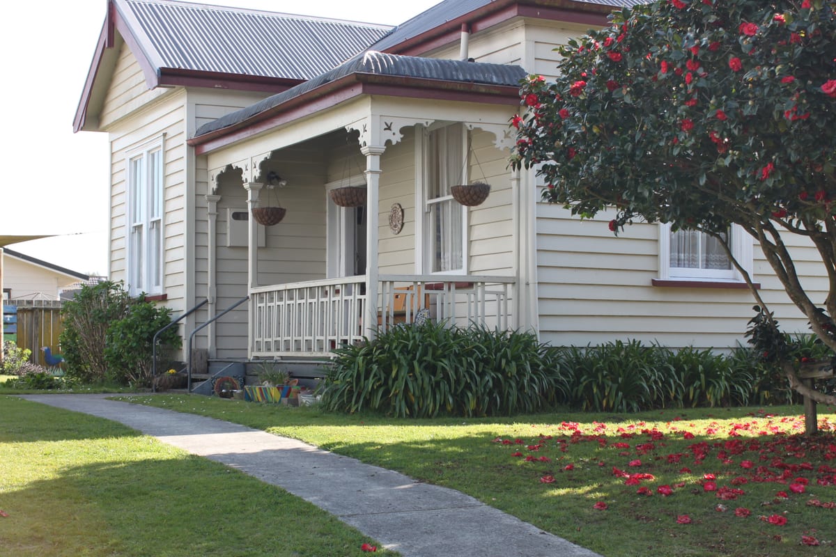 The Rosebank Art Centre villa on Churchill Street, Te Awamutu