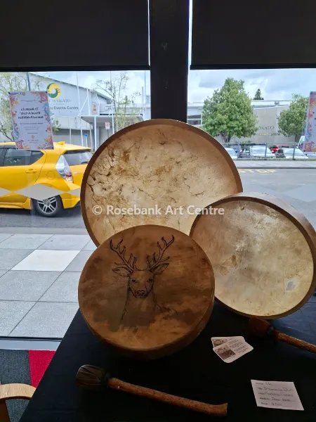 Shamanic Drums by Gretchen Gavey