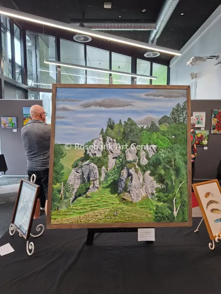 Wharepapa Rock Formation by Helen Malcolm