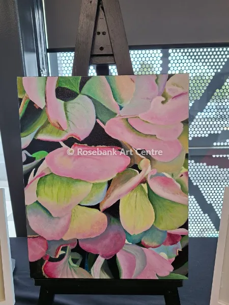 Pink Hydrangea by Margaret Dixon