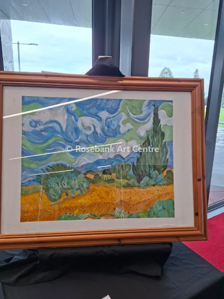 Wheat Fields and Cypresses by Gretchen Gavey