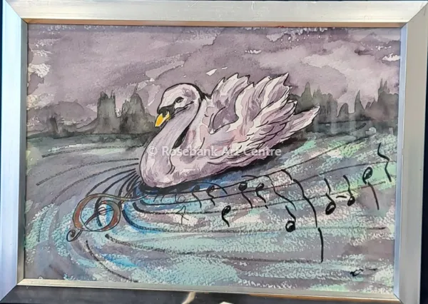 Music Challenge "The Dreamy Swan of Saint Saens" by Teresa Crowe