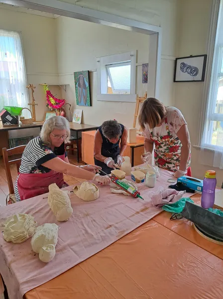 Linda Bannister, Janice Helh and Gretchen Gavey