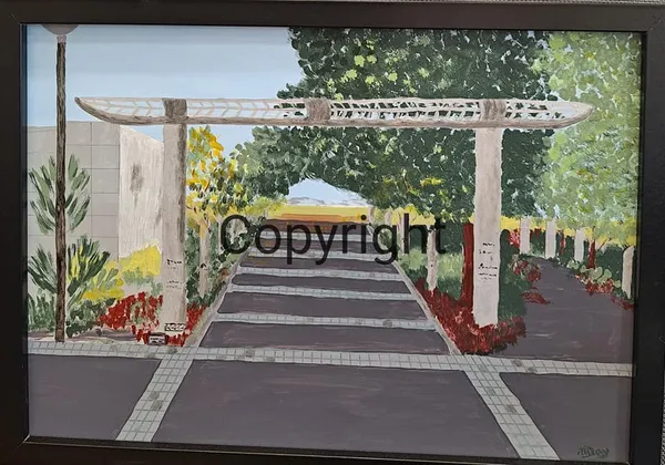Entrance to Park by Margaret Day