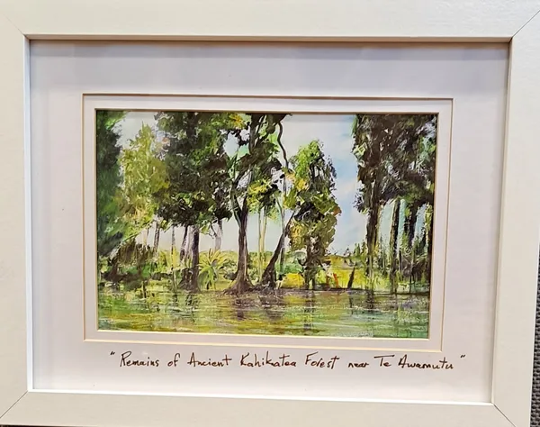 Remains of Ancient Kahikatea Forest near Te Awamutu by Kathy Watson