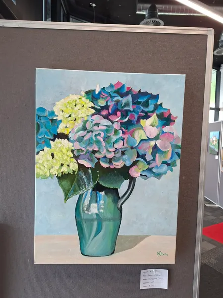 Green Vase by Margaret Dixon