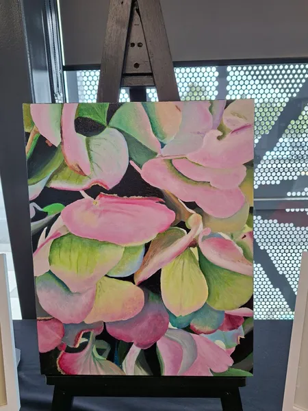 Pink Hydrangea by Margaret Dixon