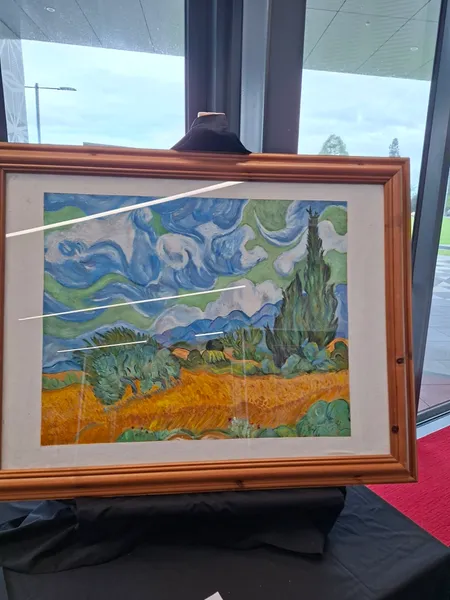 Wheat Fields and Cypresses by Gretchen Gavey