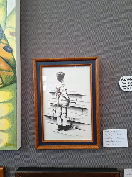 Boy in Lederhosen by Sue Heathwaite