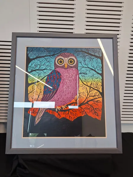 Pink Owl by Maryanne Wolter-Pryke
